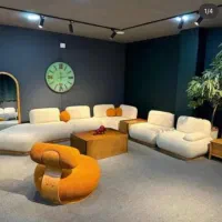 مبل راحتی با فریم محکم، پارچه مسکو درجه ۱