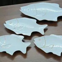 سرویس پذیرایی ماهی ۷۵۰تومن|ظروف سرو و پذیرایی|شیروان (خراسان), |دیوار