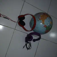 هدفون چرمی قرمز و بنفشAUDIOLOGY SMART|پخش‌کننده همراه|تهران, ولنجک|دیوار