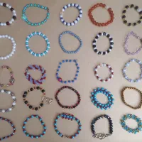 دستبند مرواریدی دست باف