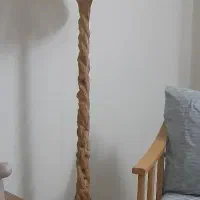 آباژور ایستاده چوب گردو به شرط کارشناس|چراغ خواب و آباژور|تهران, کیانشهر|دیوار