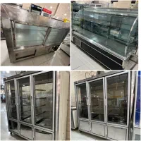 یخچال صنعتی ایستاده و ویترینی ۲متری تمام استیل