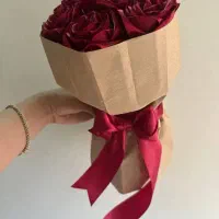 گل روبانی هدیه زیبا|گل مصنوعی|تنکابن, |دیوار