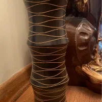 گلدان کنار سالنی جنس چوب