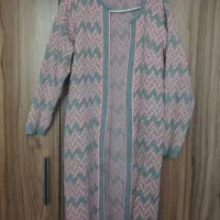 مانتو بافت شیک بند دار