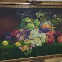 تابلو نقاشی رنگ روغن اثر استاد مهدی ساجدی