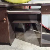 میز تحریر قهوه ای سوخته