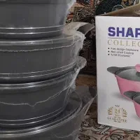 سرویس قابلمه 8 پارچه چُدن،ضخیم، شیک، 5 ستاره