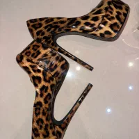 کفش پلنگی پاشنه بلند|کیف، کفش، کمربند|کرج, فاز ۲ مهرشهر|دیوار