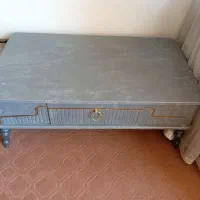 میز مبل با 3تا میز کوچیک کناری یک کوچلوش کنده شده