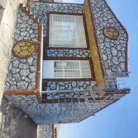 سیمانکاری طرح سنگ و چوب