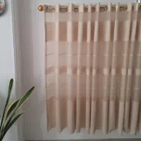 پرده به همراه چوب پرده