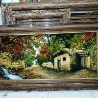 تابلوفرش کوچه باغ نقش برجسته/فروش نقد و اقساط|تابلو فرش|تهران, بوستان جنگلی لویزان|دیوار