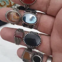 تعدادی انگشتر نقره ۹۲۵