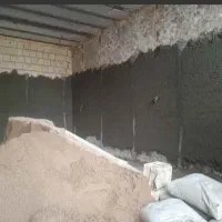 تخریب و تخریب کار پلاستر کار. بلوک کاری شیب بندی