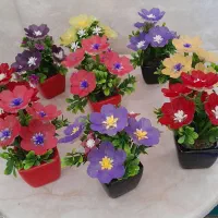 گلدان نقلی|گل مصنوعی|یزد, |دیوار