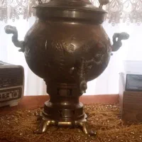 سماور زغالی کاملا سالم
