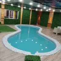 اجاره نیم روز. روزانه‌.هفتگی استخر سرپوشیده آبگرم