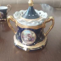 سرویس چای خوری لیلی مجنون سرمه ای فلورانس درجه یک|ظروف سرو و پذیرایی|تهران, جنت‌آباد مرکزی|دیوار
