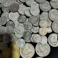 100 عدد سکه کلکسیونی شاهی|کلکسیون سکه، تمبر، اسکناس|بم, |دیوار