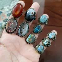 انگشتر عیار نقره سیلندری