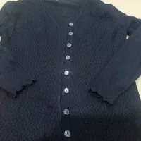 ژاکت مشکی مدل دار