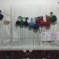 فرش چشمه زان نصف کاره|فرش|اهر, |دیوار