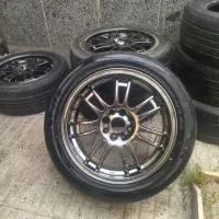 ۴ حلقه رینگ اسپرت و ۸ حلقه لاستیک اسپرت 205*50*16