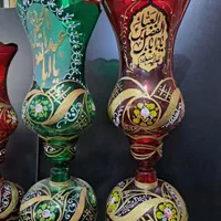 چراغ لاله حرمی برقی(چراغ شمعدان)|صنایع دستی و سایر لوازم تزئینی|قم, ارم|دیوار