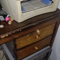 میز کارمندی چوبی باشیشه|مبلمان اداری|قزوین, |دیوار