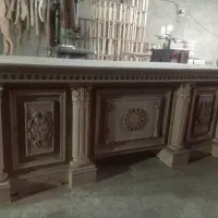 میز مدیریت چوبی