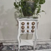 زیر تلفنی و گلدان طبیعی