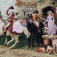 تابلو فرش دستباف طرح آغاز زندگی