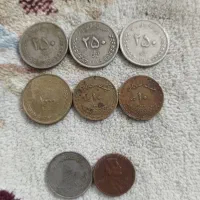 سکه های 250و100و10ریالی ویک سکه انگلیسی|کلکسیون سکه، تمبر، اسکناس|نیشابور, پاستور|دیوار