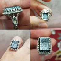 انگشتر حدید مردانه نقره