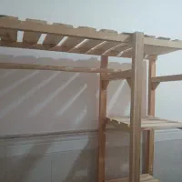 رگال چوبی|کتابخانه، شلف، قفسه‌های دیواری|قم, ولیعصر|دیوار