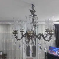 لوستر برنز،با لعاب آب نقره،حباب دار