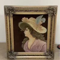 تابلو فرش دستباف چهره