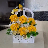 گل کریستالی و مخمل|گل مصنوعی|شاهین دژ, |دیوار