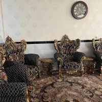 مبل ۹نفره سلطنتی|مبلمان خانگی و میز عسلی|آبیک, |دیوار