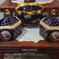 ظروف قدیمی طلاکوب