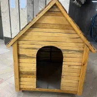 کلبه سگ چوبی