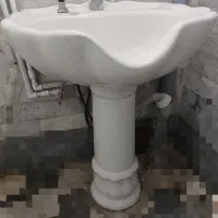 سرشویی صدفی سایز بزرگ و روشویی سایز کوچک