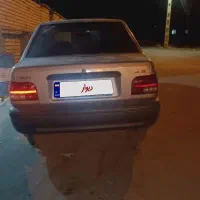 پراید نقره ای بدون رنگ بدون ضربه 4 شاسی فابریک