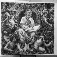 آموزش نقاشی سیاه قلم و قبول سفارشات