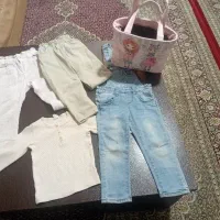 لباس دخترانه بچه گانه ترک خارجی و کیف دخترانه ترک