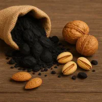 خرید و فروش پوست و کربن پسته گردو خاک اره زغال