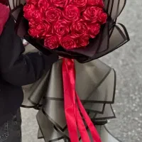 دسته گل روبانی کادو