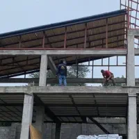 انجام کار پی وی سی وحلب سقف ودامنه وسربندی جوشکاری