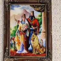 تابلو فرش ماندانا کوروش